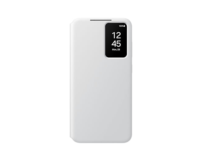 Samsung Custodia a portafoglio Samsung Smart View per Galaxy S24+ (Bianco) Samsung Galaxy S24+ Smart View Wallet Cover
