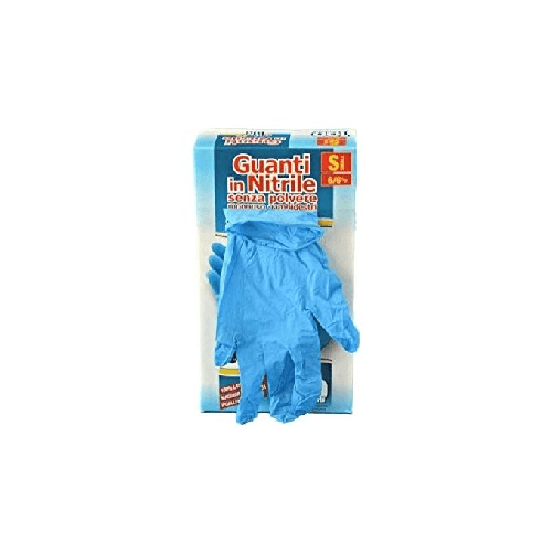Vigor-Blinky Guanti Nitrile Skinblu Monouso 100 Pezzi Misura M