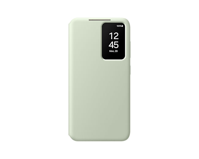 Samsung Custodia a portafoglio Samsung Smart View per Samsung Galaxy S24 (verde chiaro) Samsung Galaxy S24 Smart View Wallet Cover