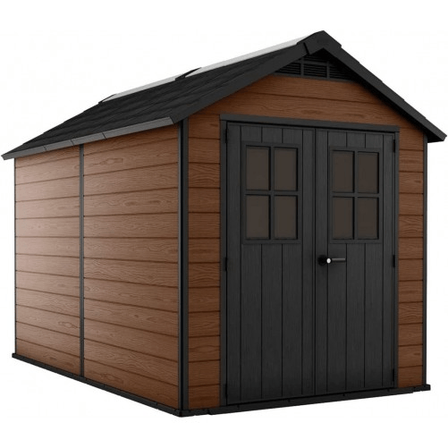 Keter Box in Resina Newton 2x3 da Esterno Casetta Keter in PVC da Giardino Keter Newton 759 Casetta in legno - plastica