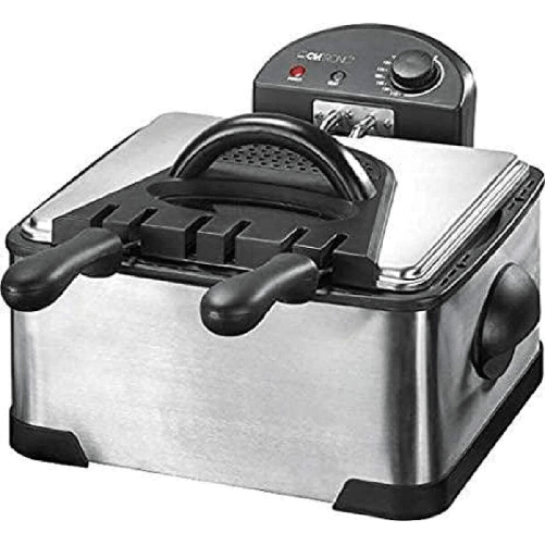 Clatronic FR 3195 Doppia 4 L 2000 W Nero, Acciaio inossidabile