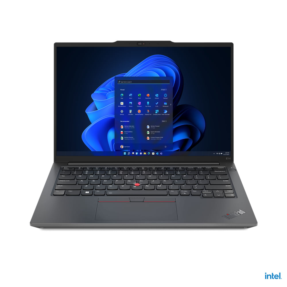Lenovo ThinkPad E14 Intel Core i5 i5-1335U Computer portatile 35,6 cm (14") WUXGA 8 GB DDR4-SDRAM 256 GB SSD Wi-Fi 6 (802.11ax) Windows 11 Pro Nero,
