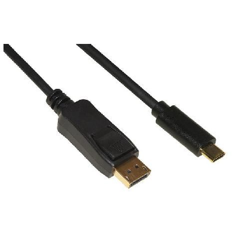 Link Cavo Usb-C Maschio - Displayport 1.2 Maschio con Hdcp 2.2 4k60hz 1.80mt