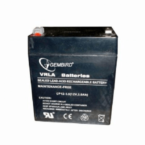 EnerGenie Gembird 12V, 5Ah Acido piombo (VRLA) Gembird 12V, 5Ah Acido piombo (VRLA)