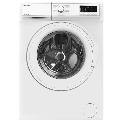 Sharp ESHFA6122WD Lavatrice Caricamento Frontale Slim AllergySmart Classe Energetica D Capacita' di Carico 6Kg Centrifuga 1200 Giri EcoLogicSystem Pro