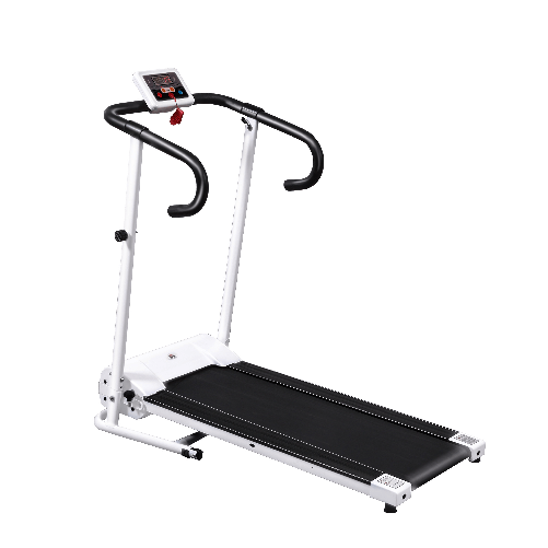 HOMCOM Tapis Roulant Elettrico Pieghevole per Allenamento a Casa con Schermo LCD, 500W Velocità Max 10km/h