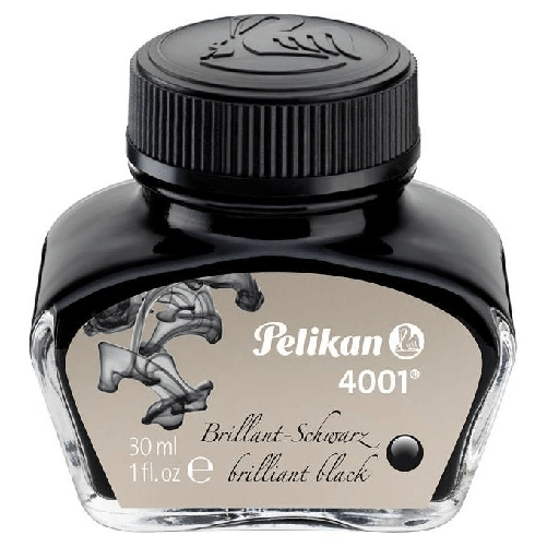 PELIKAN INCHIOSTRO STILOGRAFICO PELIKAN 4001 30ML NERO Pelikan 4001 30 ml Nero 12 pz