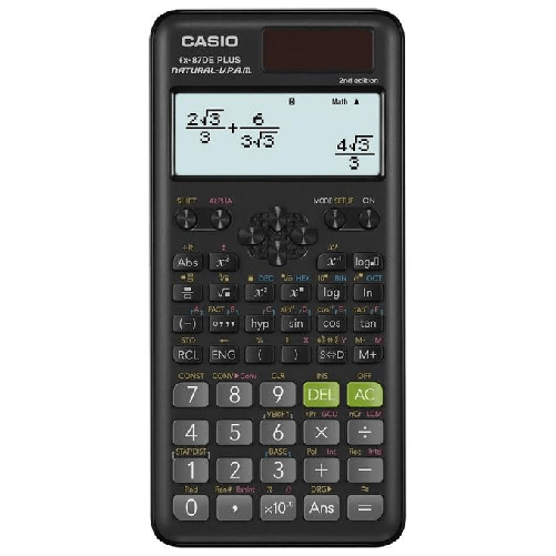 Casio FX-87DEPLUS-2 Calcolatrice Scientifica per la Scuola Calcolatrice Tecnica Casio FX-87DE Plus 2nd edition calcolatrice Tasca Calcolatrice scienti