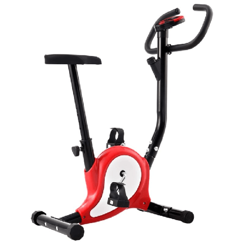 VidaXL Cyclette Ellittica con Cinghia di Resistenza Rossa VidaXL 92012 cyclette Bicicletta verticale
