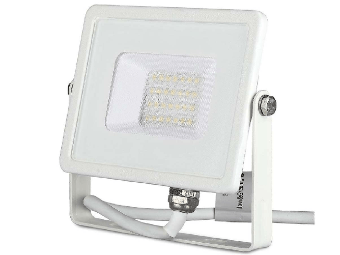 Faro Led Flood Light 20W IP65 Bianco Caldo Super Slim Chip Samsung Garanzia 5 Anni SKU-442