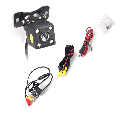 A2ZWORLD Telecamera Retromarcia Auto, Retrocamera Da Targa, Senza Forare Telecamera Retromarcia Auto, Retrocamera Da Targa, Senza Forare, Quadrata 25X