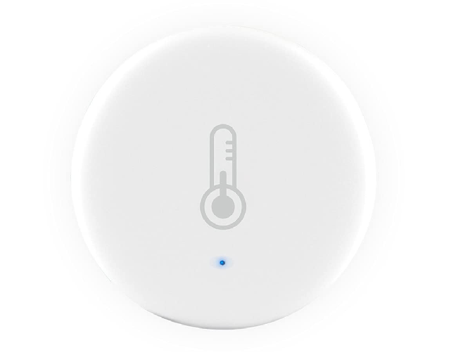 ZigBee Sensore Di Temperatura e Umidita APP Tuya Piccolo e Rotondo