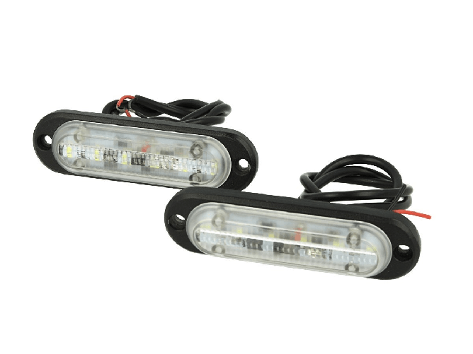 Luci Diurne Led DRLs Driving Light 12V 24V 6X1W IP68 Universale Per Auto Camion