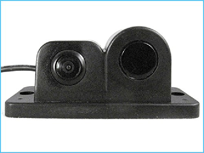 Video Parking Sensor 2 In 1 Telecamera Portatarga Con Sensore Parcheggio e Cicalino Incorporato