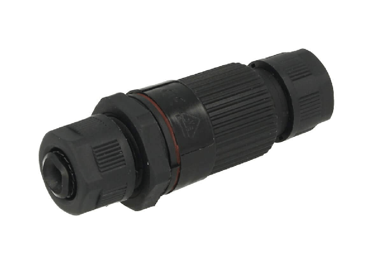 Connettore Manicotto di Collegamento IP68 3 Poli Modello Plug Play Maschio Femmina Piu Facile Max 2,5mmq