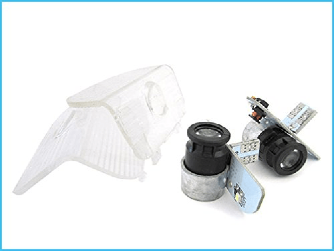 Kit Luci Led Logo Proiettori Auto Portiere Compatibile Con Honda Accord Odyssey Elysion CR-Z Spririor Acura RDX - 2 Pezzi