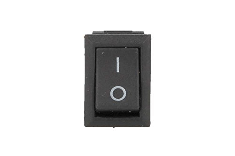 4 PZ Interruttore Pulsante Bilanciere Quadrato Bipolare 12V Push Button Switch 2 Pin Auto Barca Foro 12X19mm