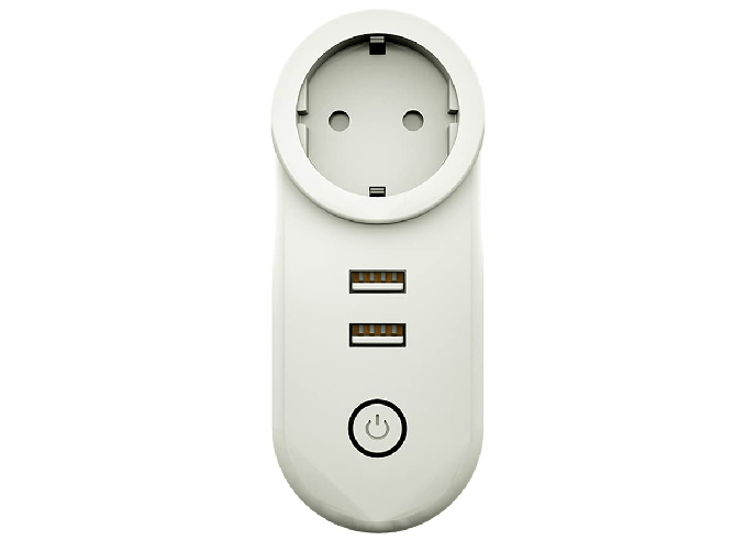 ZigBee 3.0 Smart Socket, Presa Schuko Intelligente ZigBee, Con 2 Porte USB 16A 220V, Compatibile Con Alexa Google Philips Hue Samsung Smartthings