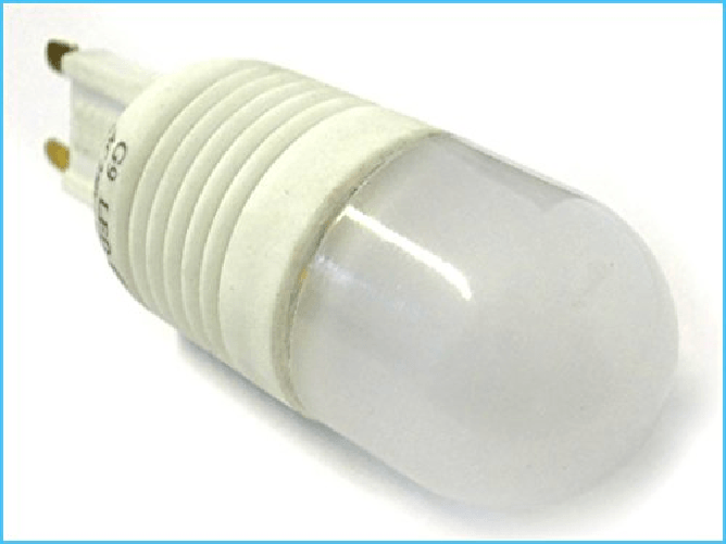 Lampadina LED G9 16 SMD 3014 220V 1,5W 360 Gradi Bianco Caldo Modello Slim