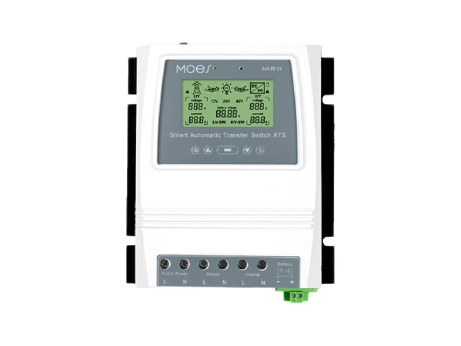 Bluetooth Tuya Smart ATS, Convertitore Automatico Per Pannello Solare e Sistema Eolica, Automatic Transfer Switch, 80A Max 16KW