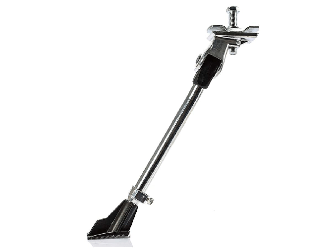 Cavalletto Bici Montaggio Diretto Attacco Centrale al Telaio Altezza Regolabile 28-37cm Per Biciletta 22-28 Pollici