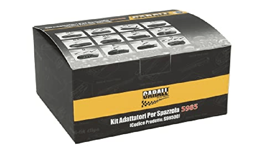 Kit 10 Attacchi D Per Spazzole Tergicristallo Carall S985 Flat e T191 Ibrida