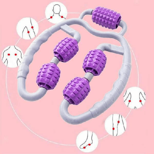 Massaggiatore Muscolare Con Rulli Rolax Per Gambe Polpacci Corpo Massaggio Relax -