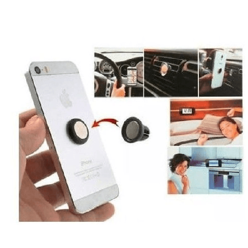 Supporto Magnetico Porta Smartphone Da Auto Per Bocchette Aria Cellulare Doppio -