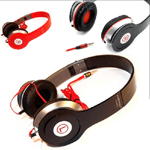 Trade Shop Traesio-cuffie Auricolari Hanizu Hz-100 Stereo Hd Smartphone Pc Mp3 Cd Extra Bass -
