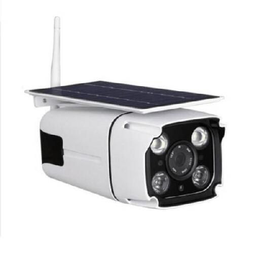 Trade Shop Traesio-telecamera Con Pannello Solare Wifi Da Esterno Ip67 2.0mp Sensore Pir 202 Had -