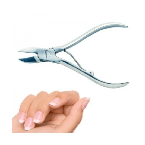 Trade Shop Traesio-tronchesina Taglierina Taglia Unghie Cuticole Acciaio Tronchesino Pinzetta Nail -