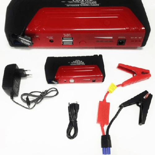 Maxtech-jump Starter Portatile 2200a Avviatore Batteria Auto Moto 12v Caricabatteria Usb -
