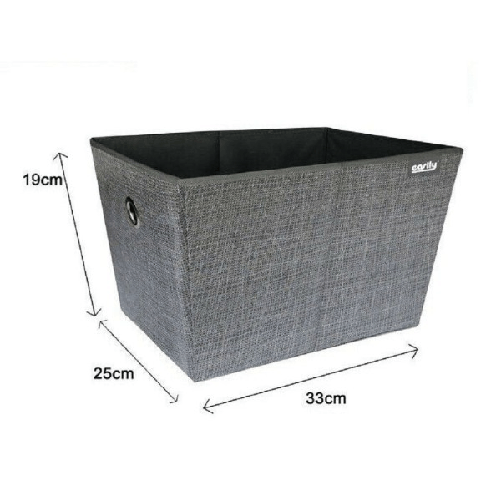 Box Scatola Salvaspazio Portatutto Contenitore Armadi Organizer 25x33x19cm 69725 -