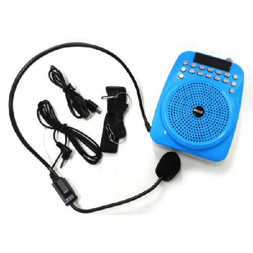 Trade Shop Traesio-radio Karaoke Acquagym Animazione Usb Cassa Speaker Mp3 Ricaricabile Microfono -