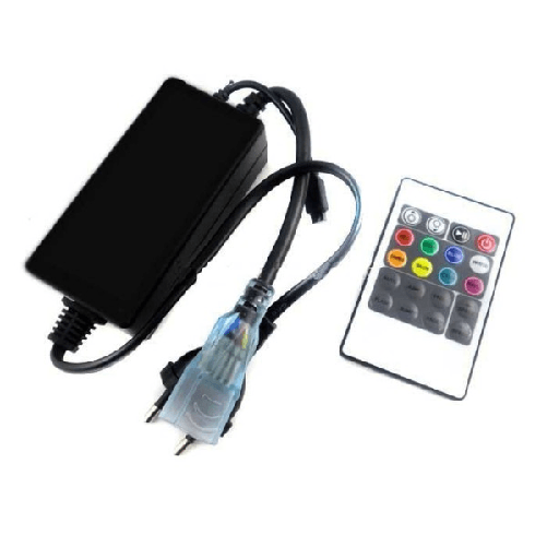 Alimentatore 220v Controller Con Telecomando Per Striscia A Led Rgb 5050 Color -