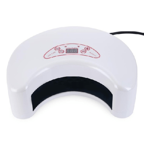 Trade Shop Traesio-lampada Fornetto Led 108 Led Nail Art 18w Mezza Luna Ricostruzione Unghie -