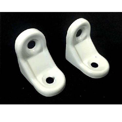 Trade Shop Traesio-set 2pz Supporto Triangolo 30x30mm Reggi Mensola Casa Triangolare Metallo Fai Da Te -