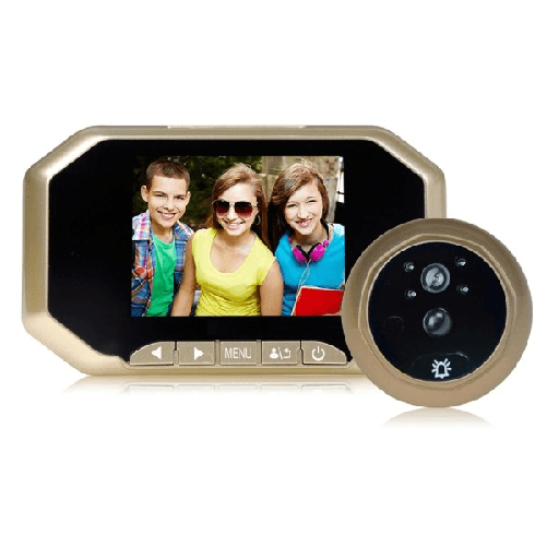 Spioncino Elettronico Telecamera Display Digitale Scatta Foto Colori Lcd 4.3" -