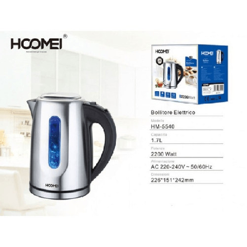 Bollitore Elettrico 2200 Watt 1.7 Litri Hm-5540 Per Tisane E Bevande Calde -