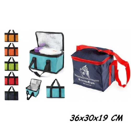 Borsa Termica 36x30x19 Cm Frigo Porta Pranzo Spiaggia Mare Escursione Pic Nic -