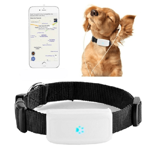 Trade Shop Traesio-collare Localizzatore Gps Gsm Tracker Per Animali Cane Gatto Con Collare -