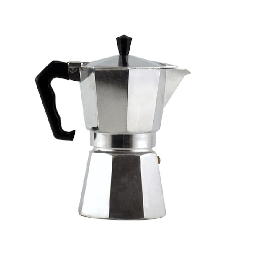 Trade Shop Traesio-caffettiera Moka 3 Tazze Caffe Maker Espresso Caffe' Napoletana Mezza 3 Tazza -