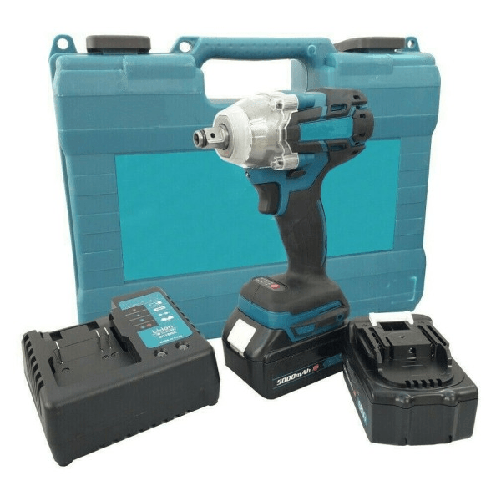 Avvitatore Impulsi Svita Avvita Bulloni Auto Camper Doppia Batteria 20 V 1/2" -