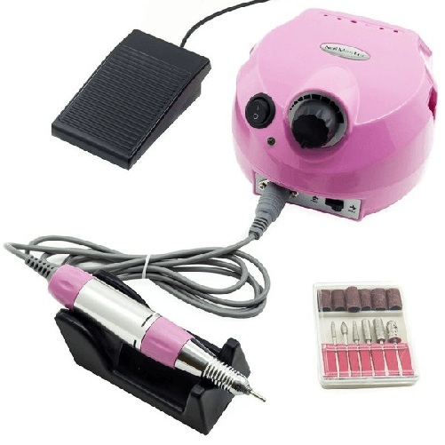 Fresa Ricostruzione Unghie Nail Art Pro 35000 Giri Manicure Pedicure Con Pedale -