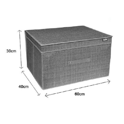 Cleafe-scatola Box Salvaspazio Portatutto Contenitore Organizer 60 X 40 X 30 Cm 69696 -