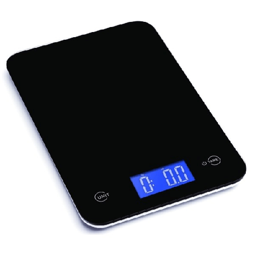 Bilancia Digitale Lcd Piatto Ripiano In Vetro Da Cucina 5kg Da1gr A 5kg Touch -