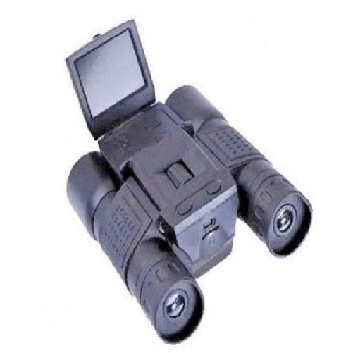 Binocolo Con Fotocamera Videocamera Digitale Hd Micro Sd 1080 12x Display 2" -