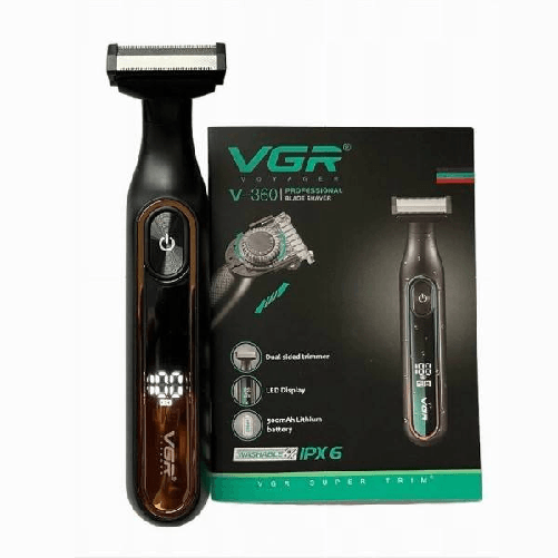 Maxtech-rasoio Professionale A Lama Rifinitore Regola Capelli Barba Uomo Display Led V-360 -