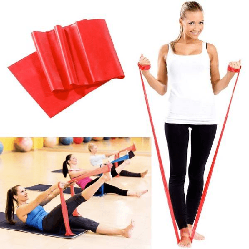 Trade Shop Traesio-fascia Elastica In Latex 200cm Per Esercizi Fisici Yoga Ginnastica Palestra Fit -