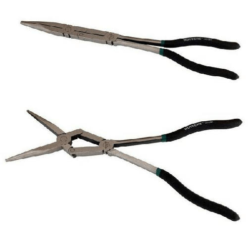 Pinze Extra Lunghe 13'' Becco Dritto A Doppio Snodo Per Valvole Molle 101501 -